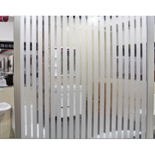 1M * 45CM Decal dán phim mờ - dán kính PVC trang trí - sọc mờ DK065