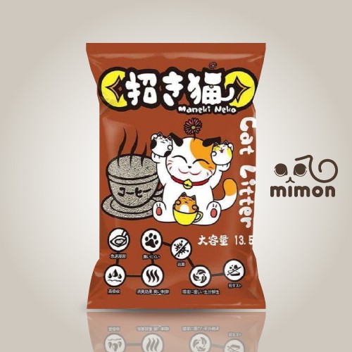 Cát vệ sinh cho mèo Maneki Neko Nhật Bản 5L - Có tem chính hãng