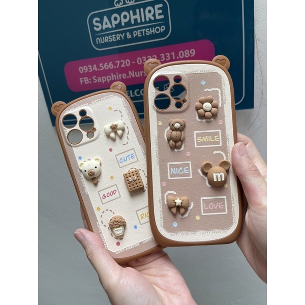 Case Ốp charm nổi Ip11/11pro/11promax/12/12pro/12promax/13/13pro/13promax