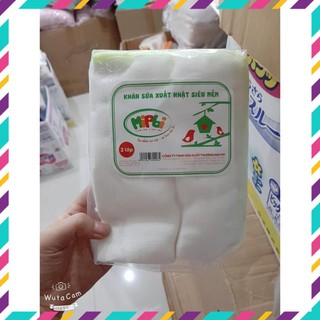 SET 10 KHĂN XÔ SỮA MIPBI XUẤT NHẬT(VIỀN XANH, VIỀN HỒNG)