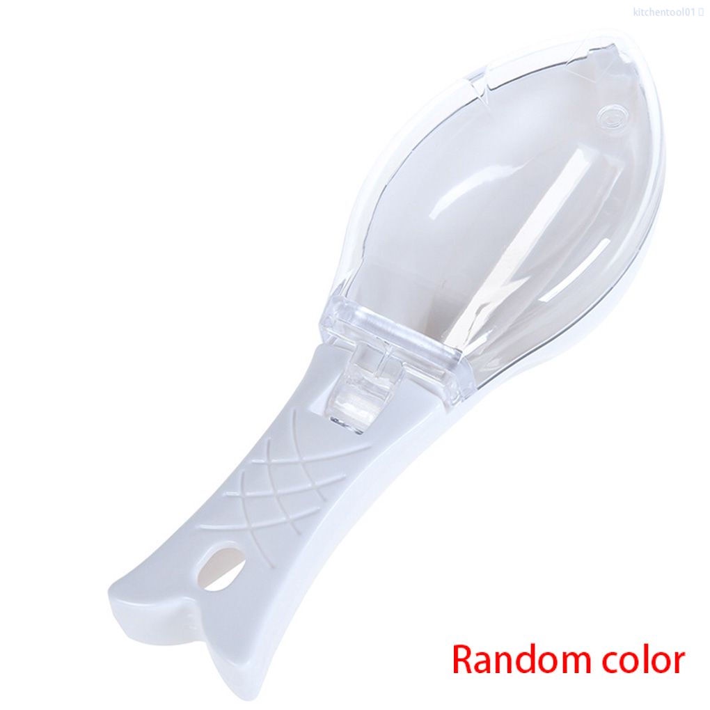 Dụng cụ cạo vảy cá bằng nhựa màu sắc ngẫu nhiên