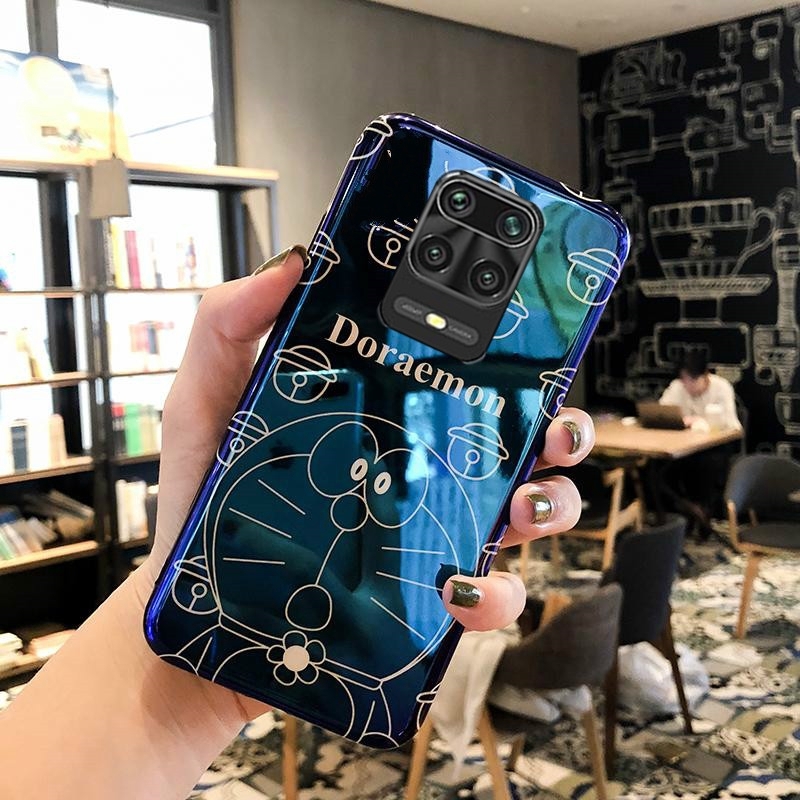 Mới Ốp Điện Thoại Silicon Mềm Hình Doraemon Blu-Ray Cho Redmi 8 9 9a 9c 9t Note 10 4g 5g 10s 10 9s 9 Pro Max Mi 10t Pro