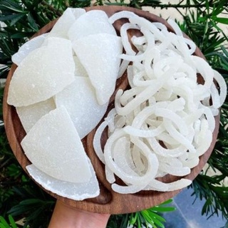 Mứt dừa non sấy dẻo mix 2 loại 500g