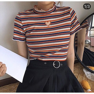 Áo thun nữ cổ tròn