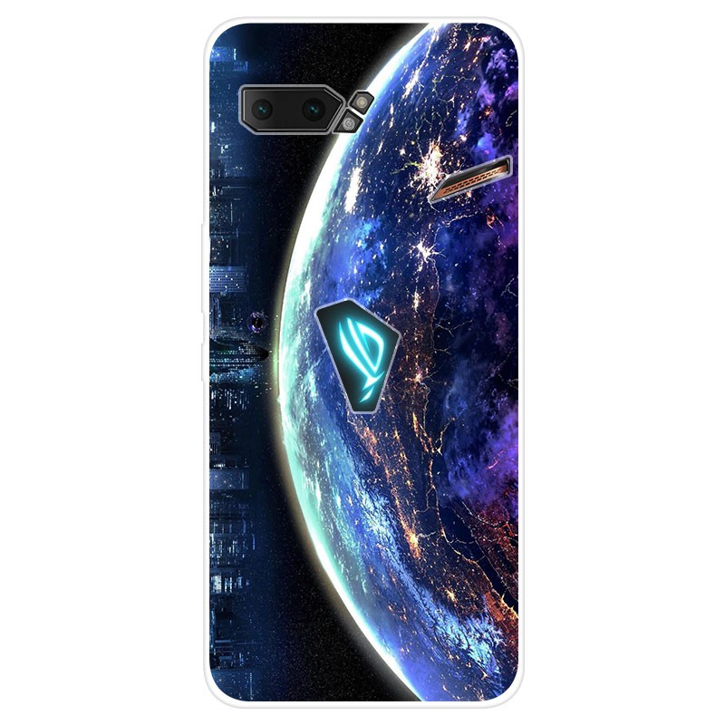 Ốp điện thoại từ TPU silicon mềm họa tiết hoạt hình dễ thương dành cho Asus ROG Phone 2