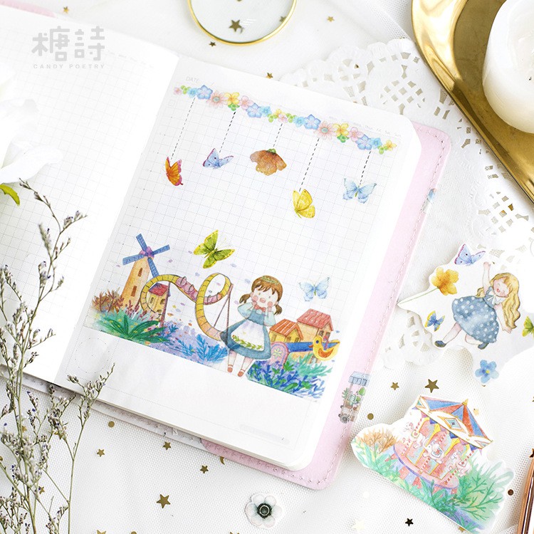 Băng dính washi tape trang trí planner WT101