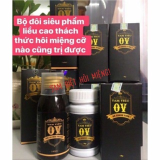 Hôi miệng thầy Vịnh 🇻🇳Combo nước và viên 🇻🇳OV Tam Tiêu dứt điểm Hôi  - Tạm biệt hôi miệng sau 5-7 ngày!