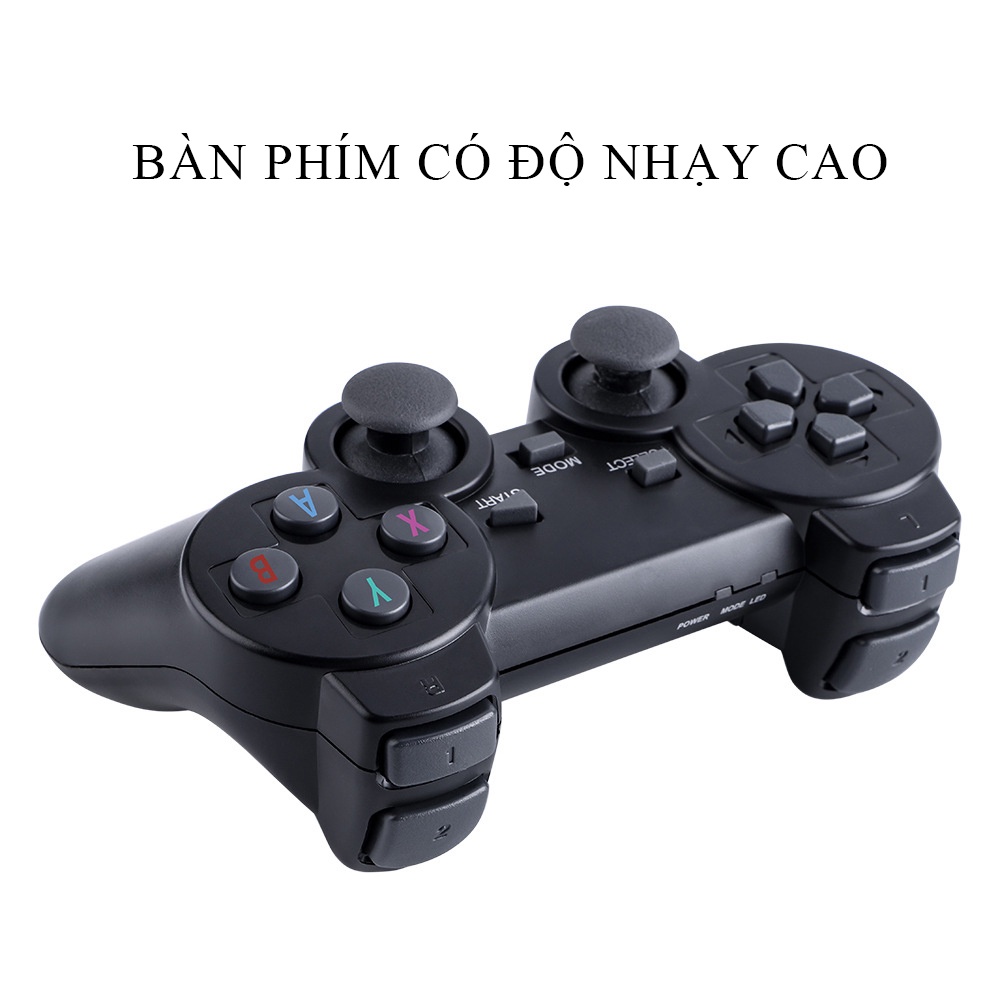 Máy chơi game cầm tay, máy chơi Game 4 Nút HDMI không dây game stick 4K tích hợp 3500 game cổ điển tặng thẻ nhớ 32G