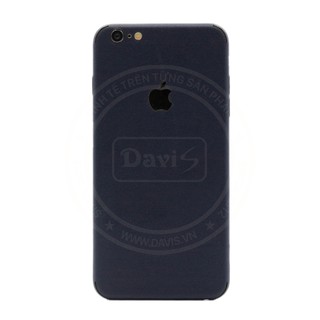 Miếng dán da dán full viền cho iphone 6/6s Plus, làm từ da thật cao cấp - Davis
