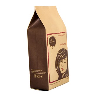 10kg cà phê nguyên chất rang mộc – Yêu Thương 250g - thành phần 70% robusta và 30% arabica