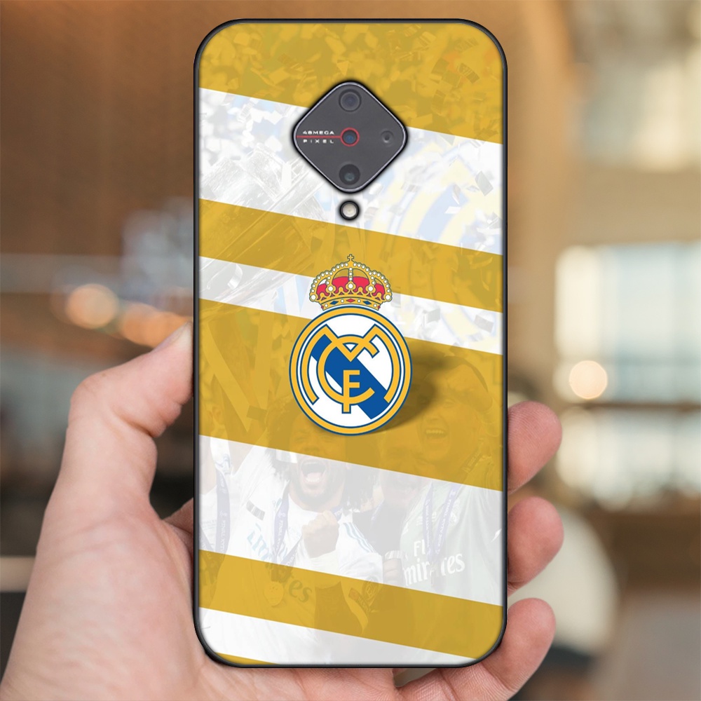 Ốp lưng Vivo S1 Pro viền đen in hình Real Madrid