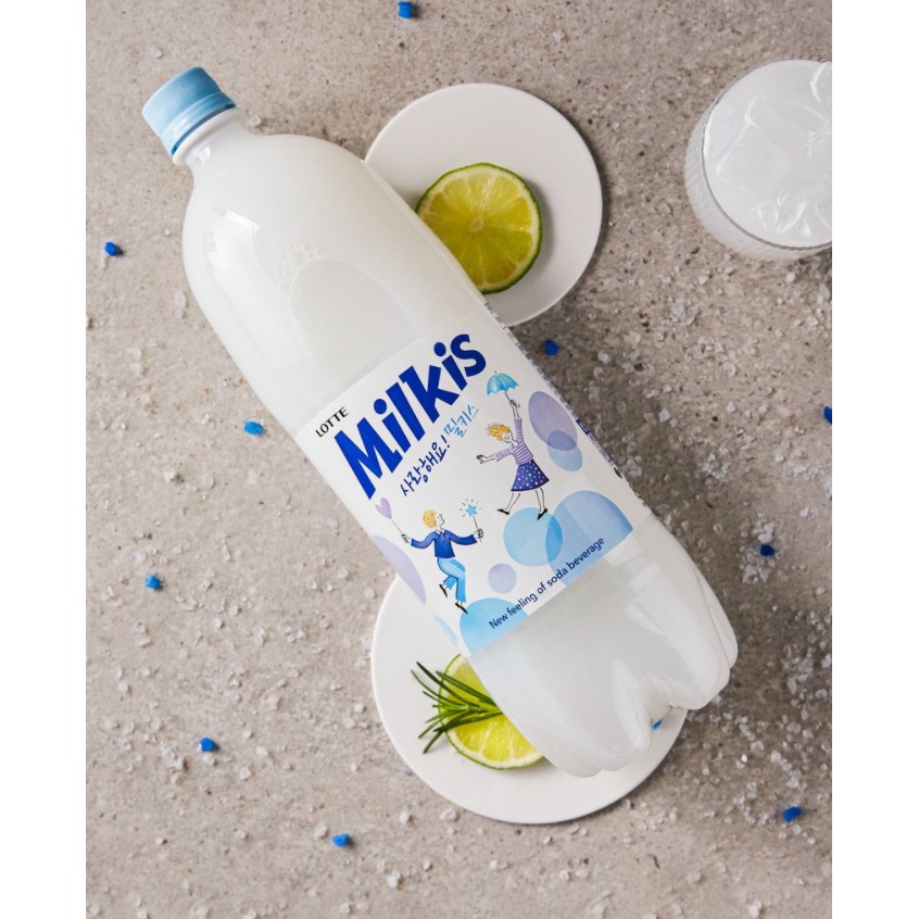 [LOTTE] NƯỚC SODA MILKIS VỊ SỮA 1.5L - [롯데] 밀키스 1.5L