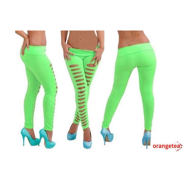 Quần legging bó sát khoét lỗ gợi cảm cho nữ | BigBuy360 - bigbuy360.vn