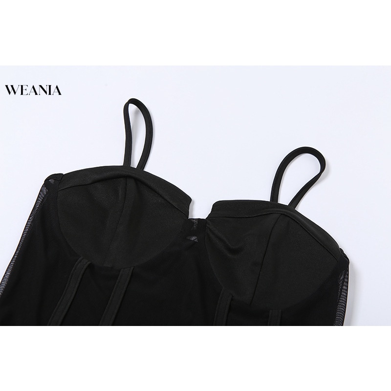 Đầm Ôm Phối Lưới Thiết Kế Quyến Rũ Cho Nữ