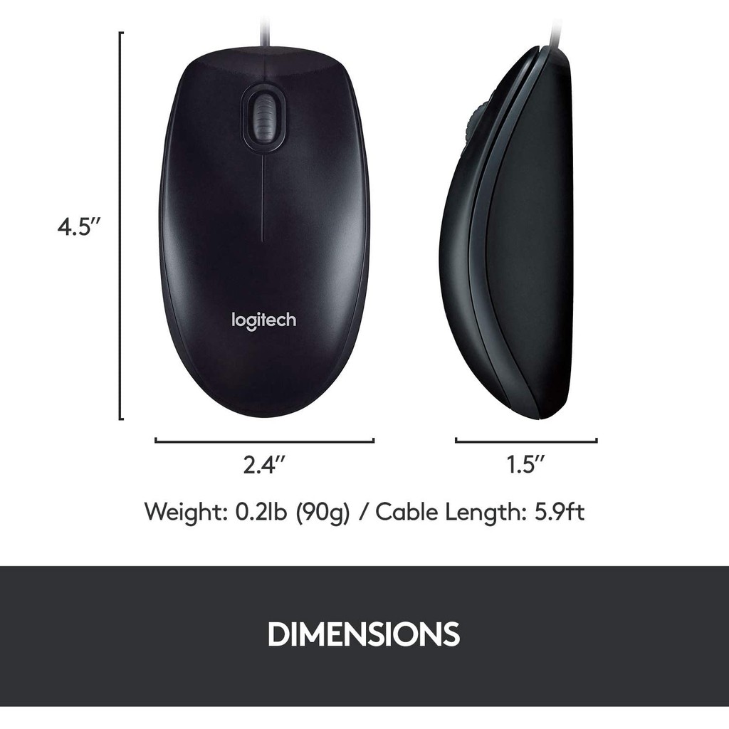 Bộ bàn phím và chuột có dây Logitech MK120 - hàng chính hãng