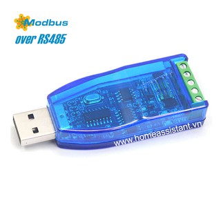 Usb to rs485 modbus chuẩn công nghiệp zk-u485 hass plc