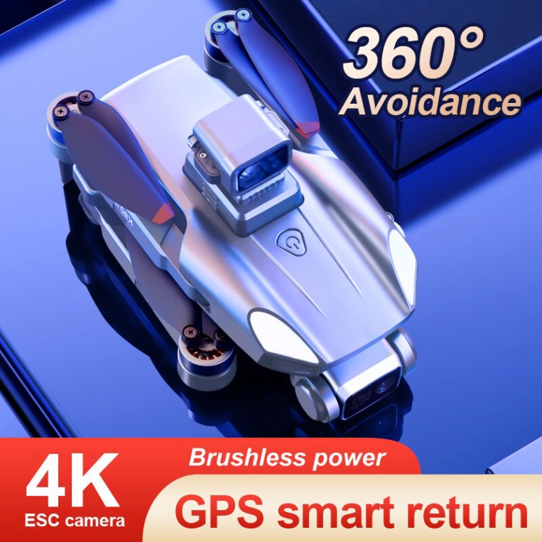 Có GPS &amp; Cảm biến vật thể Flycam K90 Max Cảm Biến Chống Va Chạm Bay 25 Phút, Bay Cao 1500m, Camera 4k Chống Rung