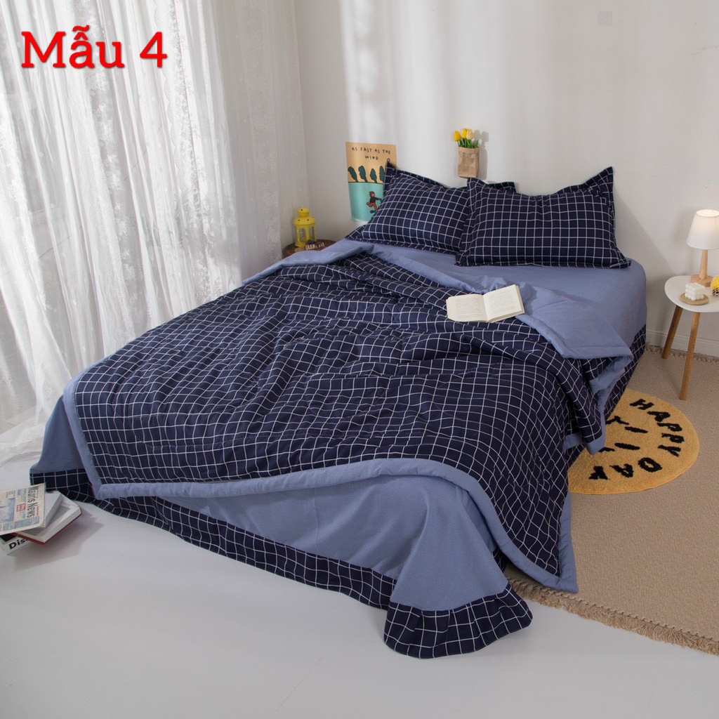 Bộ Chăn Đũi Hè Kèm Ga Gối Hàng Nhập Emly Bedding.