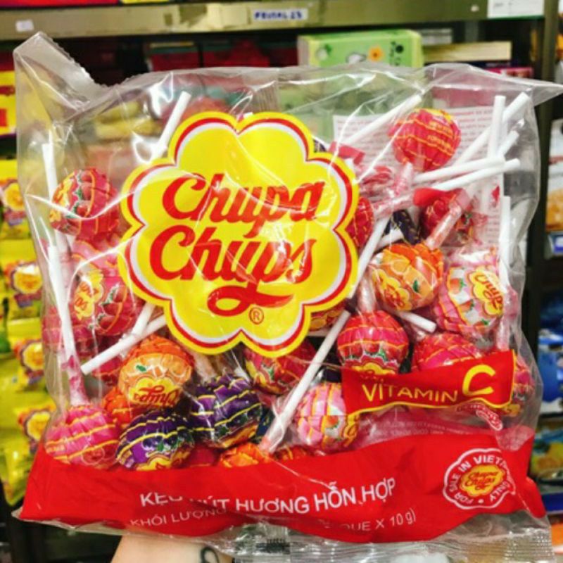 Kẹo mút  Chupa Chups hương  hỗn  hợp