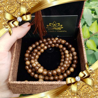 [CAO CẤP] Vòng Tay PHONG THỦY TỨ MAY Trầm Hương  Cao Cấp Mộc Trầm Hương Chuỗi Tràng Hạt 108