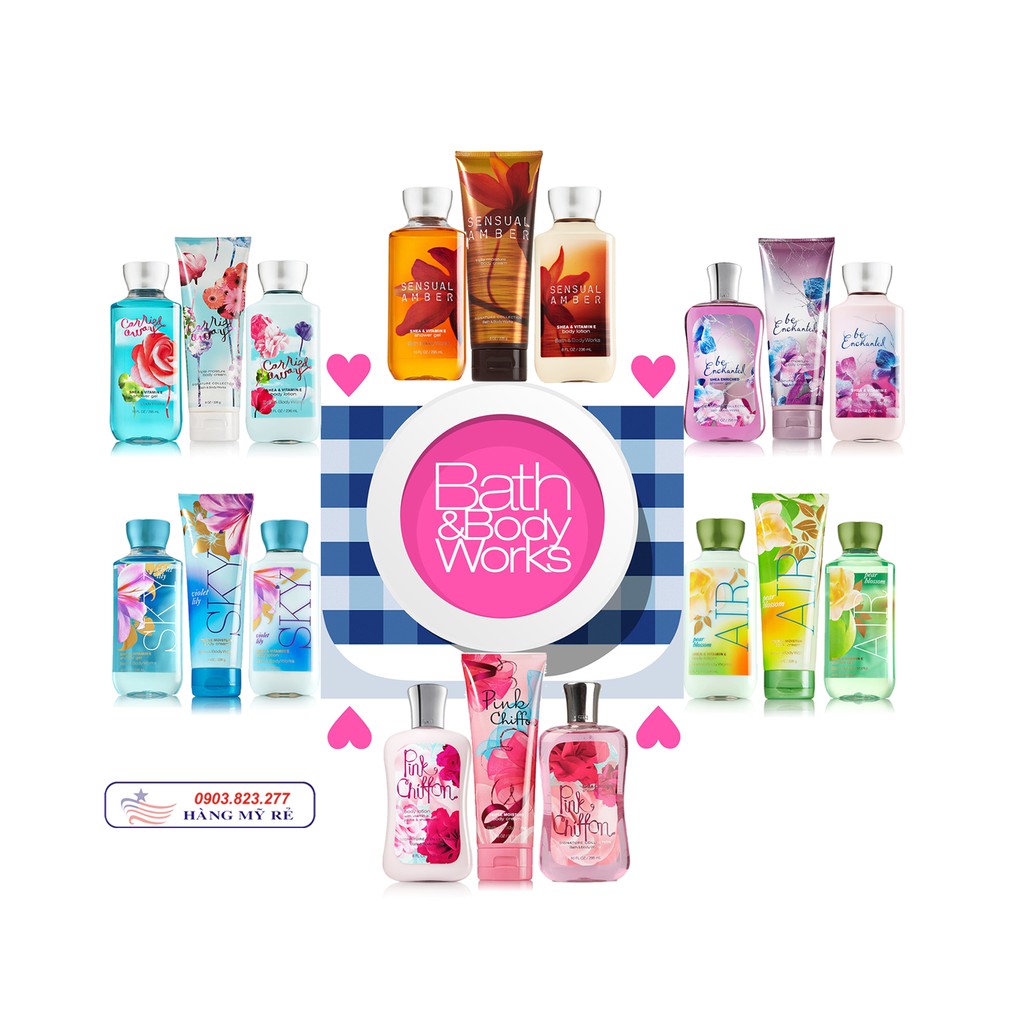 Bộ Chăm Sóc Da Bath Body Works