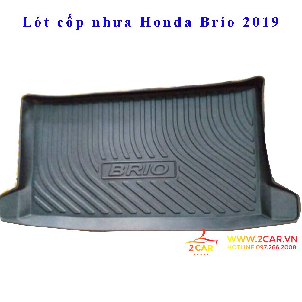 Lót cốp nhựa xe Honda Brio 2018-2020