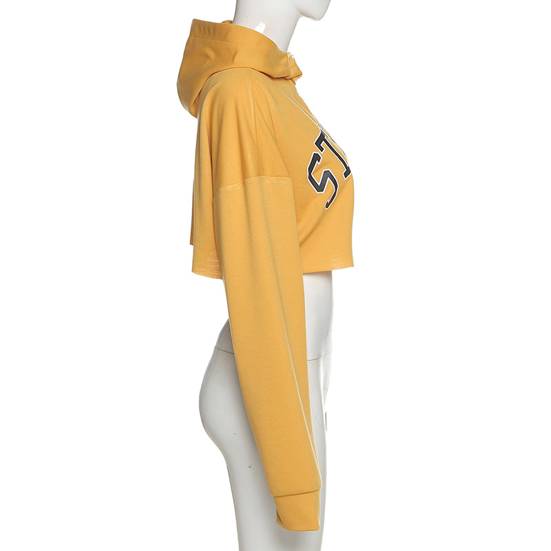 Áo Hoodies Tay Dài Khoá Kéo Hoạ Tiết Chữ In Thiết Kế Dáng Rộng Thoải Mái