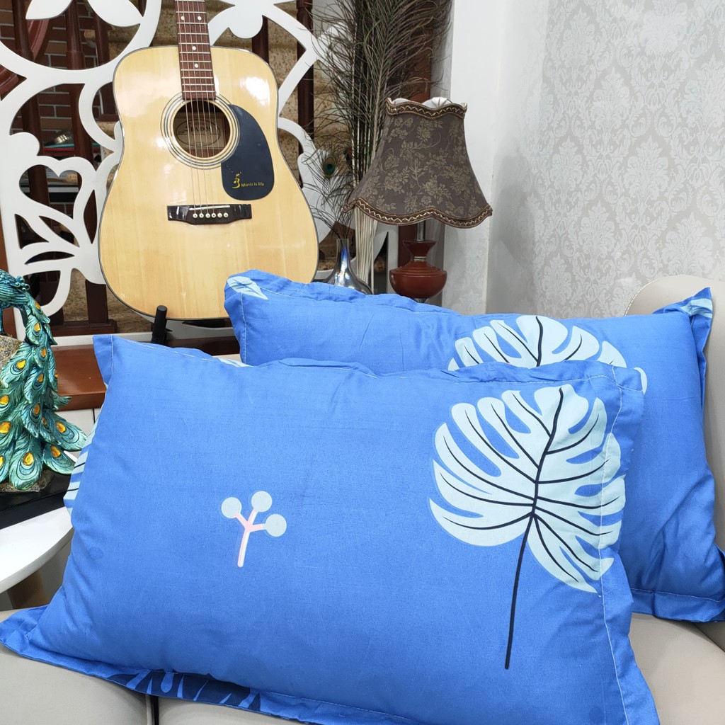 Vỏ gối đầu cotton kích thước 45 x 65cm LODIVA mã VG03