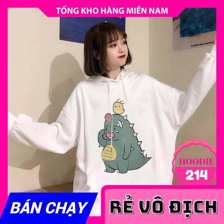 ÁO HOODIE IN HÌNH XINH XẮN AHD214 ⚡FREESHIP⚡100% ẢNH THẬT⚡ ÁO KHOÁC NỈ ⚡ ÁO SWEATER  MY