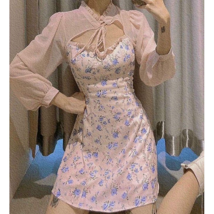 ĐẦM TAY DÀI DÁNG CHỮ A