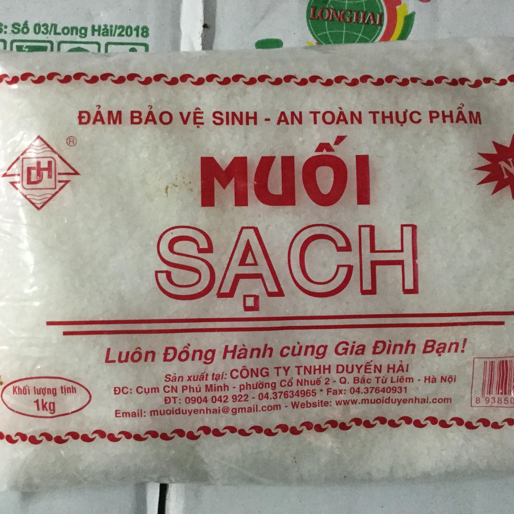 Muối hạt sạch Duyên Hải 1kg