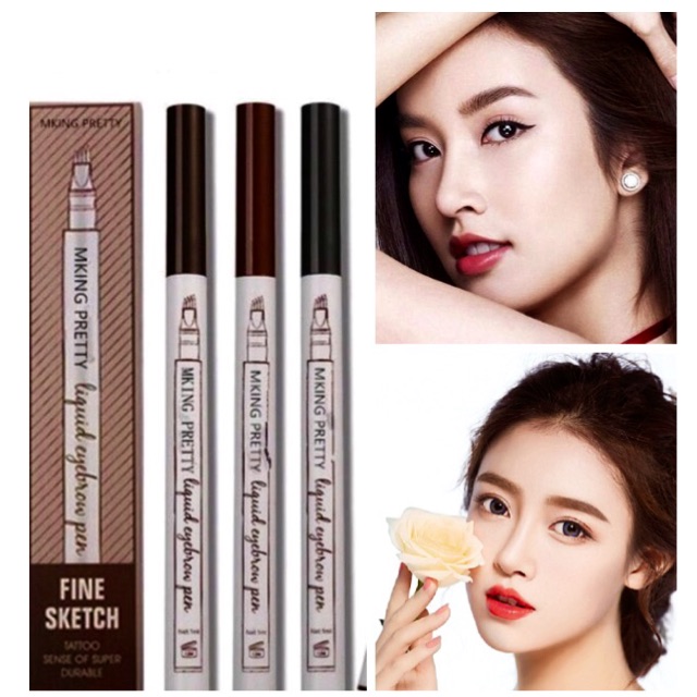 CHÌ KẺ MÀY PHẨY SỢI NÂU ĐEN