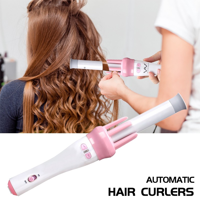 Máy làm và uốn tóc tự động 360* độ,tặng kèm 2 kẹp và 1 Lược hồng