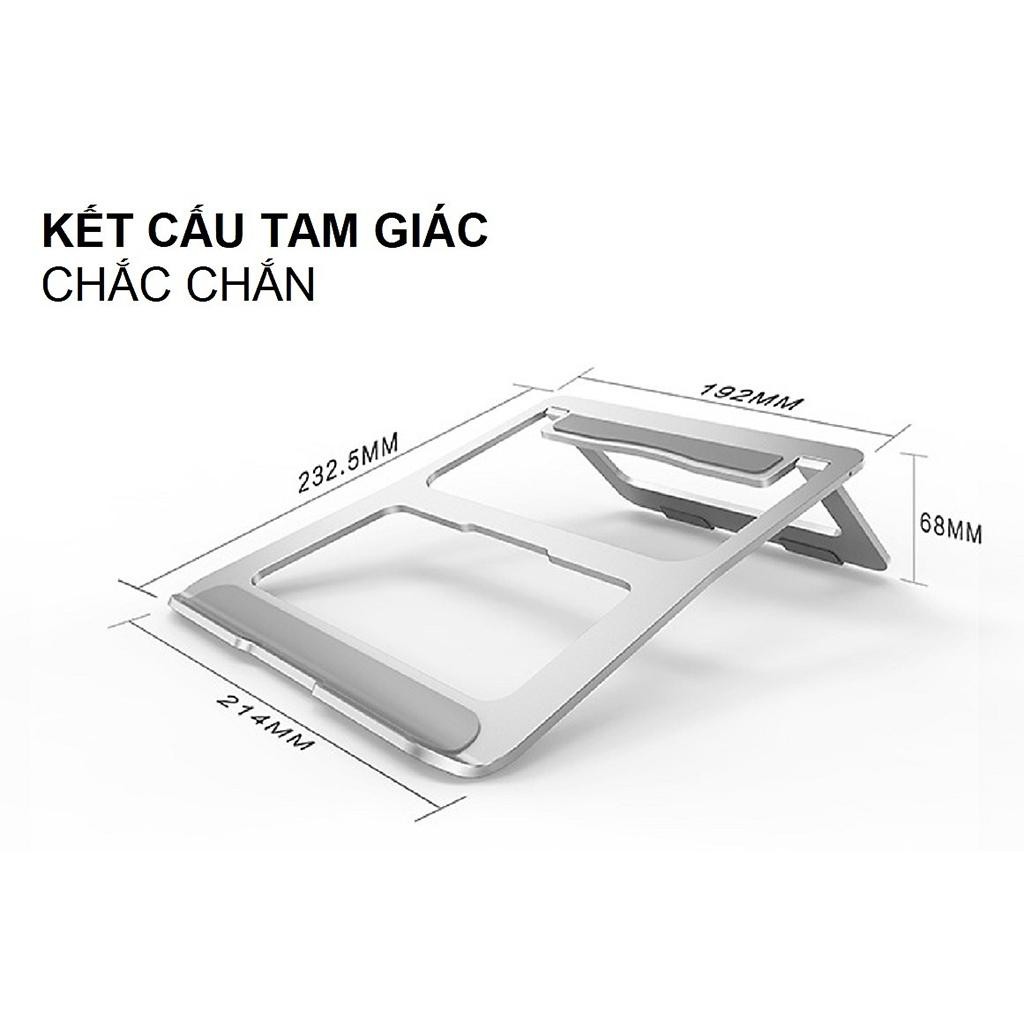 Giá Đỡ Laptop Macbook Để Bàn Có Thể Gấp Gọn - Chất Liệu Hợp Kim Nhôm Cao Cấp -dc3939