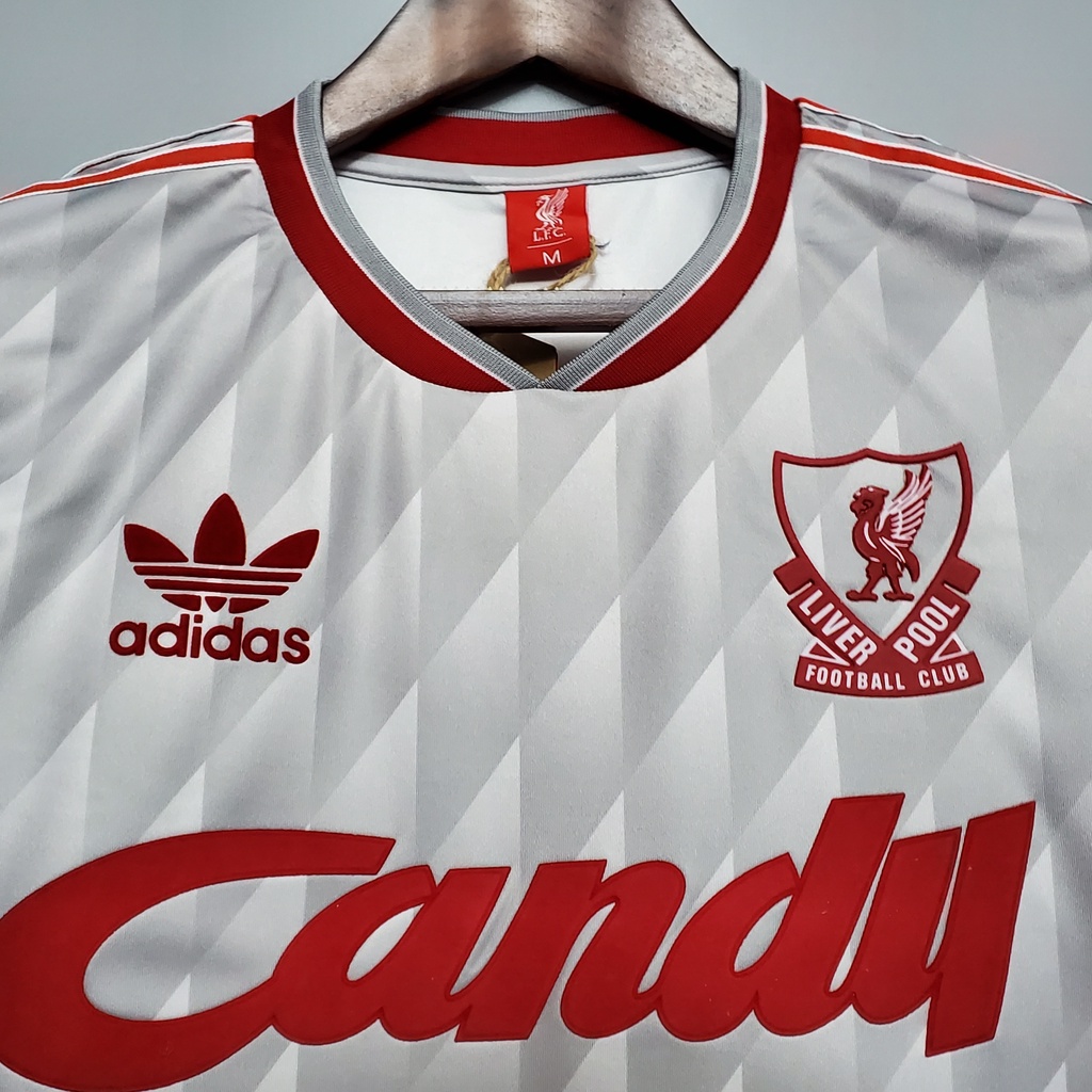 Áo Thun Bóng Đá Phong Cách Retro Đội Liverpool 89-91