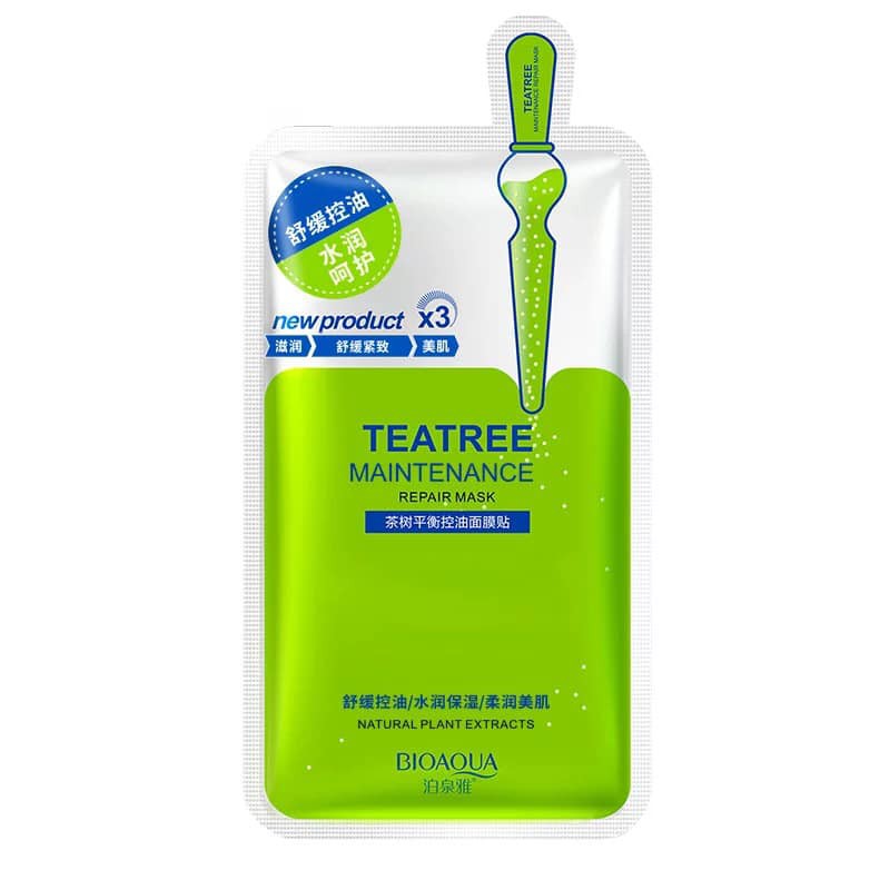 Combo 10 mặt nạ Collagen Bioaqua, mặt nạ Teatree Bioaqua cao cấp