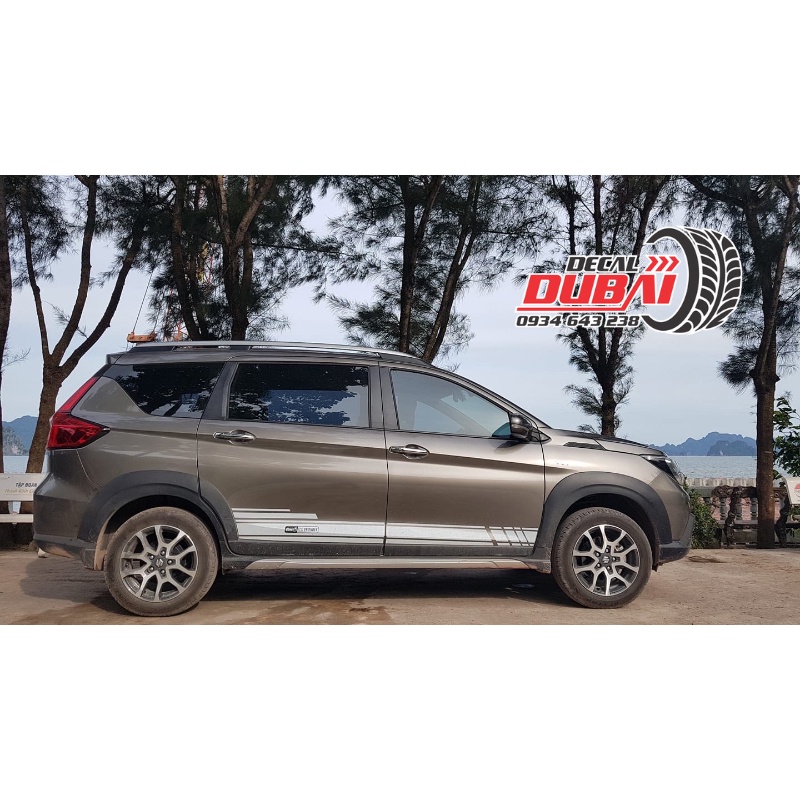 DECAL DUBAI - Tem Decal Dán Xe Xl7 Xám - Tem Xl7 Theo Yêu Cầu