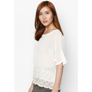 Áo kiểu nữ cổ tròn - Lovadova B03C007