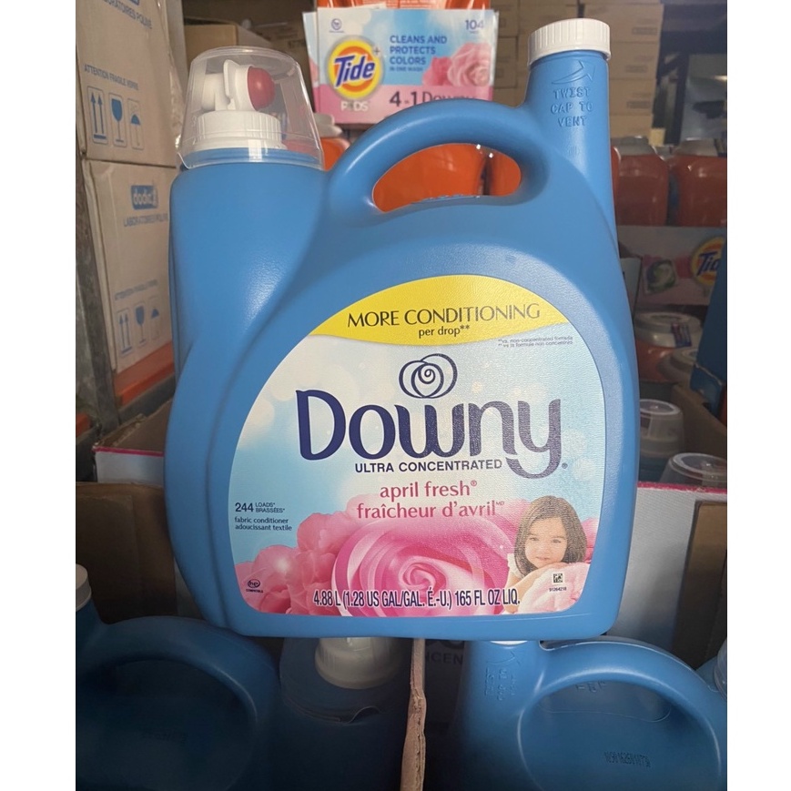 Nước xả vải Downy Ultra Concentrated April Fresh, 4.88L