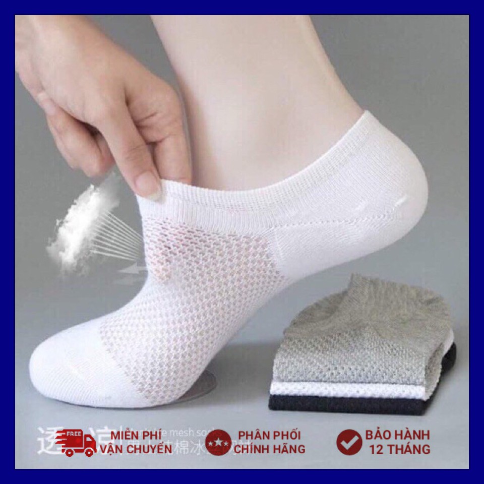 Tất lưới nam nữ mỏng nhẹ thoang khí thích hợp cho mùa hè (giao màu ngẫu nhiên)