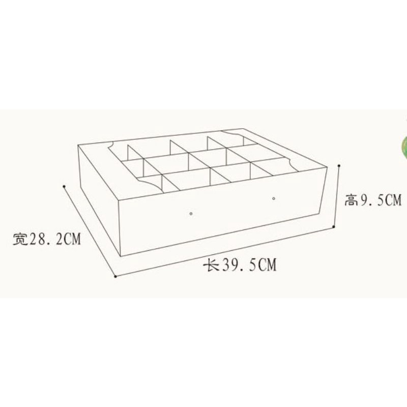 Hộp đựng hoa quả vuông & chữ nhật loại giấy kraft 1.5-5kg lịch sự trang nhã tiện dụng