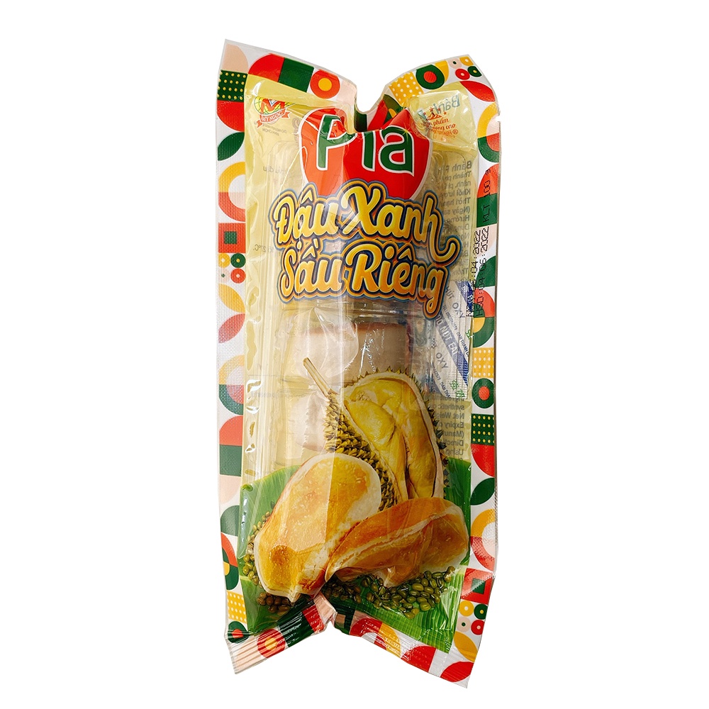 Combo 8 bịch  Bánh pía mini chà bông phô mai, đậu xanh sầu riêng, cơm dừa sữa, kim sa sữa tươi Mỹ Ngọc