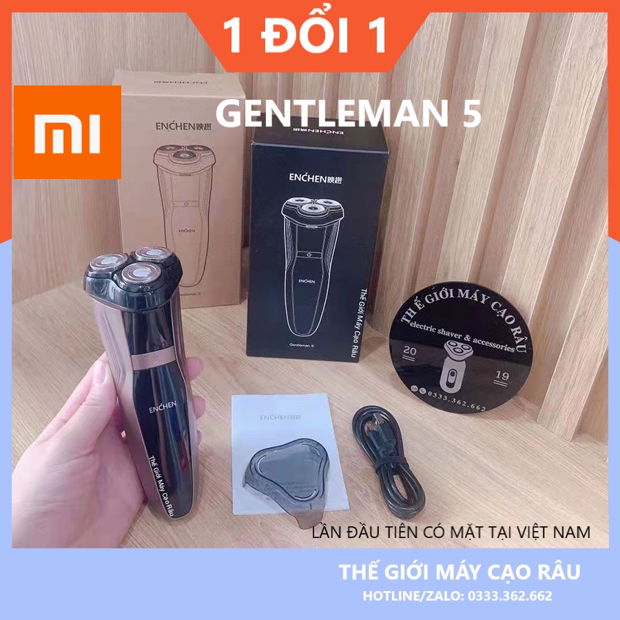 (NEW 2021) Máy cạo râu Xiaomi Enchen Gentleman 5 - Máy cạo râu cao cấp- Thegioimaycaorau2019