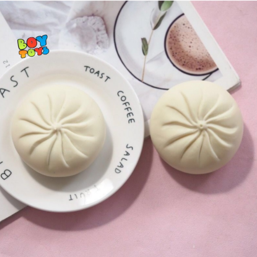 Đồ chơi mềm dẻo Squishy Mochi bánh bao dễ thương, xả stress giải tỏa căng thẳng