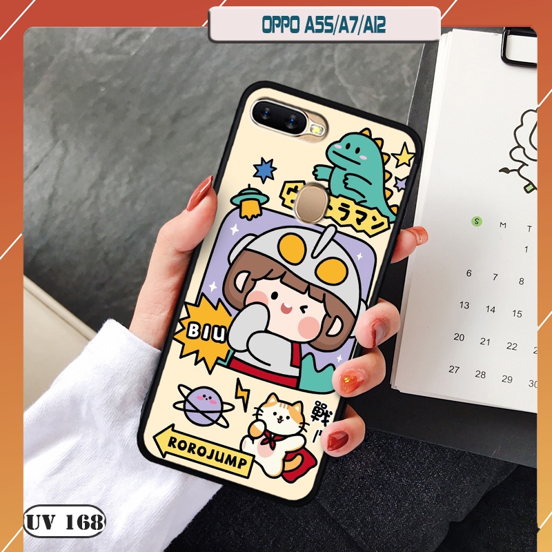 Ốp lưng nhám cho điện thoại OPPO A5S / A7 / A12