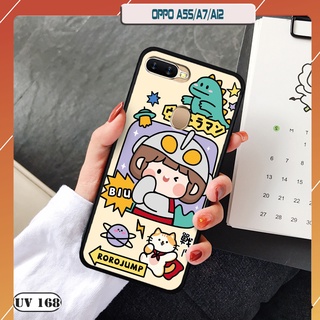 Ốp lưng nhám cho điện thoại OPPO A5S / A7 / A12
