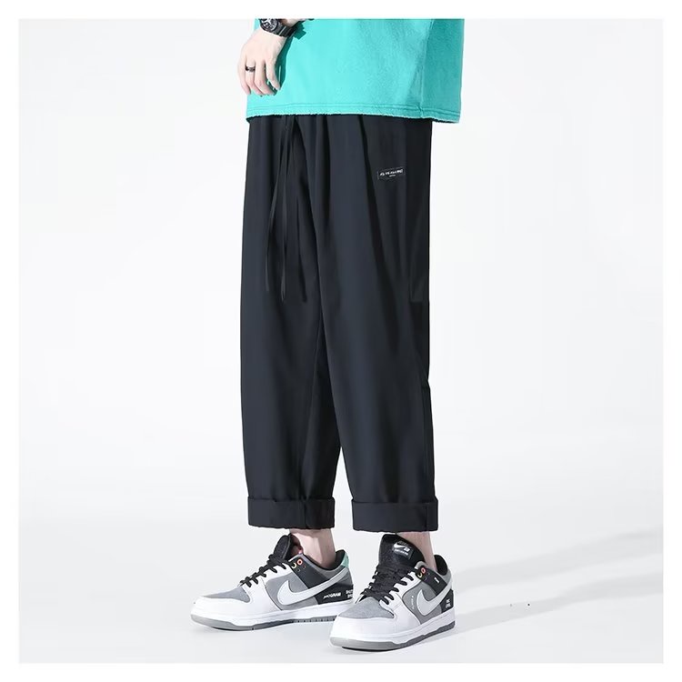 Quần Dài Dáng Rộng Lưng Thun Thoải Mái Phong Cách Hàn Quốc Thời Trang Cho Nam size M-3XL