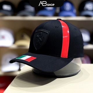 Mũ Lưỡi Trai Ferrari Italy Đen Cao Cấp