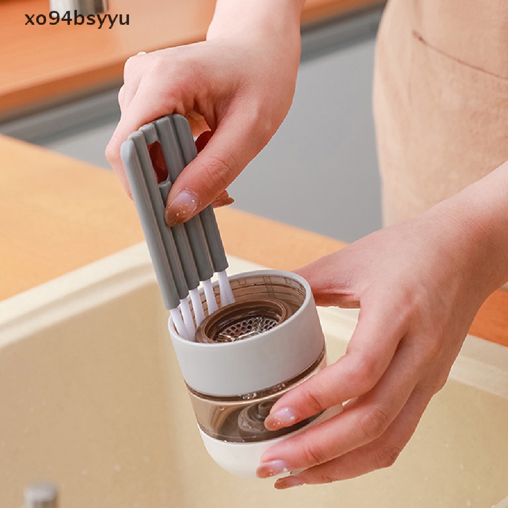 Cọ Vệ Sinh Bình Nước / Nắp Nồi / Bàn Phím Máy Tính Xo94Bsyu al Tay Cầm Cong Tiện Dụng