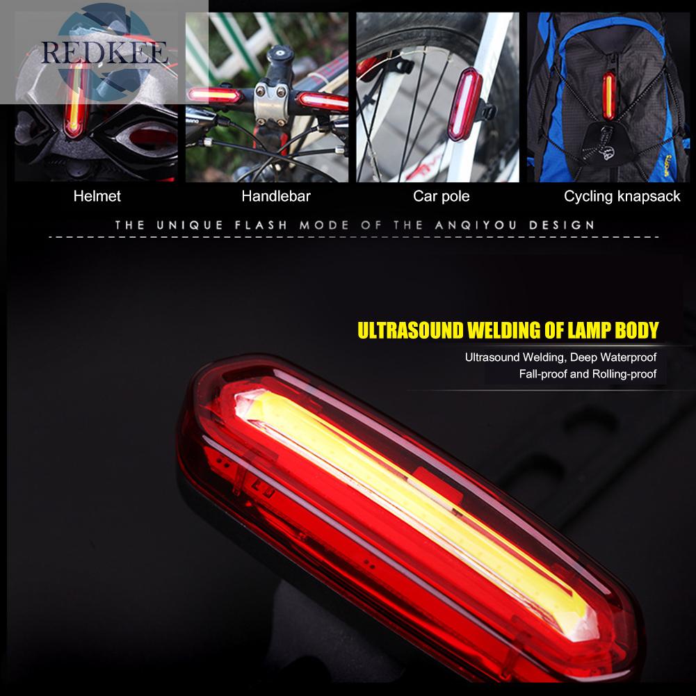 Đèn đuôi xe đạp có cổng sạc USB